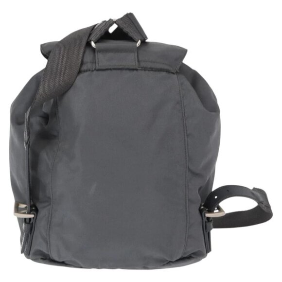 PRADA Backpack Nylon Gray Silve main image 9